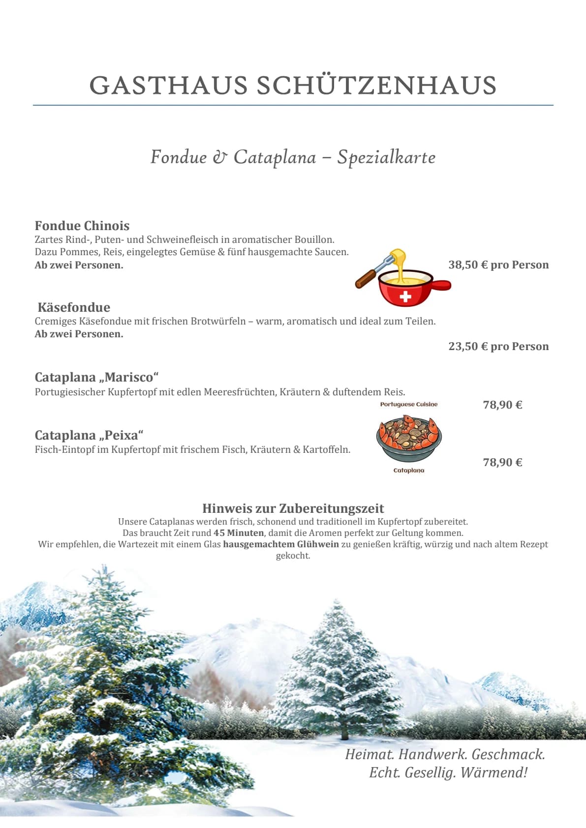 Vorschau der Fondue & Cataplana